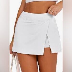 White Women's Stretch Skort